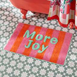 Sophie Robinson More Joy Cotton Bath Mat - thumbnail 1
