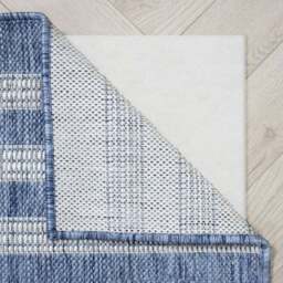 Striped Indoor Outdoor Rug - thumbnail 3