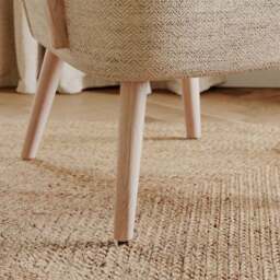 Eliza Swithland Herringbone Wooden Occasional Armchair - thumbnail 5