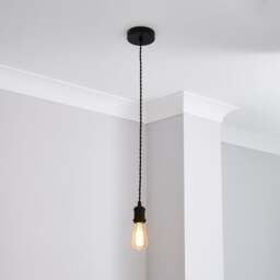 Charlie Industrial Adjustable Pendant Flex Ceiling Light Cable - thumbnail 1