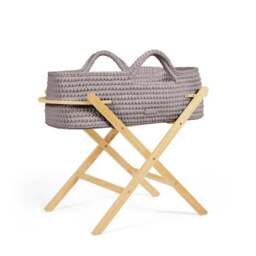 Ickle Bubba Nova Moses Basket & Pine Stand - thumbnail 2