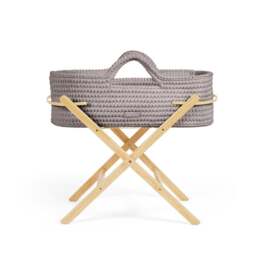 Ickle Bubba Nova Moses Basket & Pine Stand - thumbnail 1