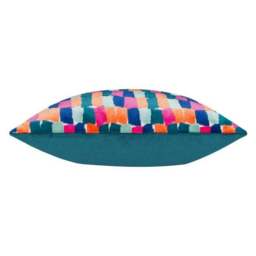 Furn. Metro Blocks Velvet Square Cushion - thumbnail 4