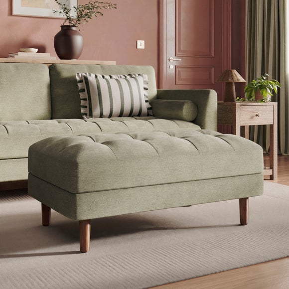 Max Soft Tonal Chenille Storage Footstool - image 1