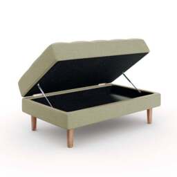 Max Soft Tonal Chenille Storage Footstool - thumbnail 6