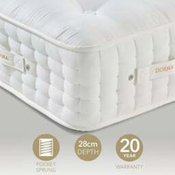 Dorma Natural 7000 Pocket Sprung Alpaca Mattress - thumbnail 1
