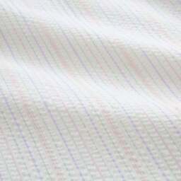 Stripe Frill Seersucker Cotton Duvet Cover and Pillowcase Set - thumbnail 4