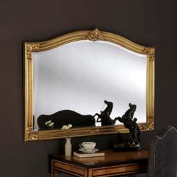 Yearn Arched Overmantel Wall Mirror - thumbnail 1
