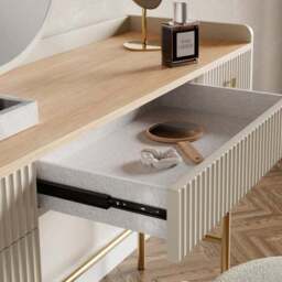 Georgi 5 Drawer Dressing Table - thumbnail 3