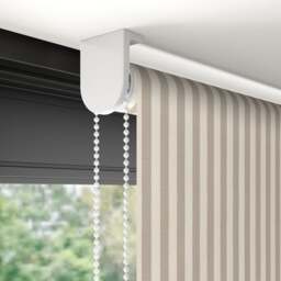 Linford Stripe Fire Retardant Daylight Made to Measure Roller Blind