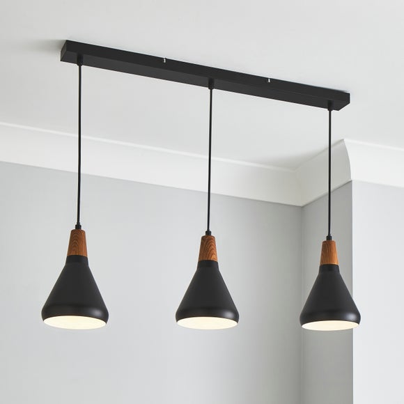 Elements Wolston 3 Light Diner Ceiling Light - image 1