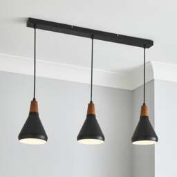 Elements Wolston 3 Light Diner Ceiling Light - thumbnail 1
