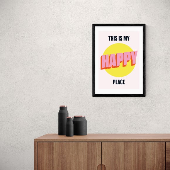 East End Prints Happy Place Print - image 1