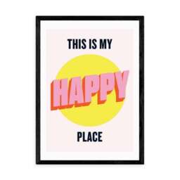East End Prints Happy Place Print - thumbnail 2