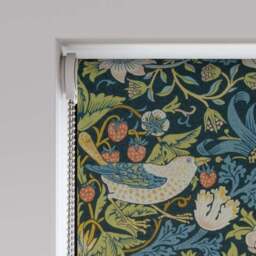 William Morris at Home Strawberry Thief Blackout Made to Measure Roller Blind - thumbnail 4