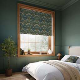 William Morris at Home Strawberry Thief Blackout Made to Measure Roller Blind - thumbnail 3