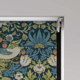 William Morris at Home Strawberry Thief Blackout Made to Measure Roller Blind - thumbnail 5