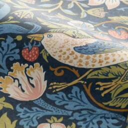 William Morris at Home Strawberry Thief Blackout Made to Measure Roller Blind - thumbnail 2