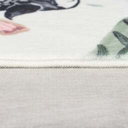 Jungle Friends Washable Faux Fur Rug - thumbnail 4