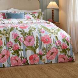 Wylder Nature Poppy Trail Polycotton Duvet Cover & Pillowcase Set - thumbnail 3