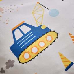 Trucks & Diggers Reversible Duvet Cover and Pillowcase Set - thumbnail 5