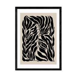 East End Prints Beige & Black Botanical Print - thumbnail 2