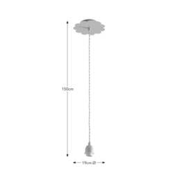 Petal Adjustable Flex Ceiling Light Cable - thumbnail 5