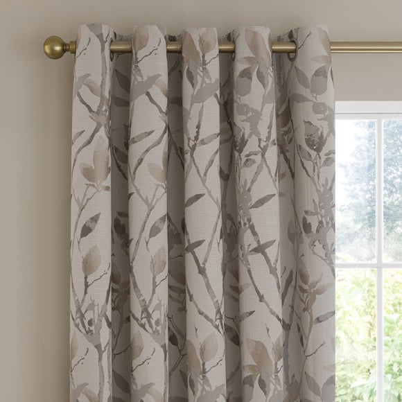 Zen Jacquard Eyelet Curtains - image 1