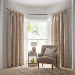 Sofia Floral Pencil Pleat Curtains - thumbnail 2