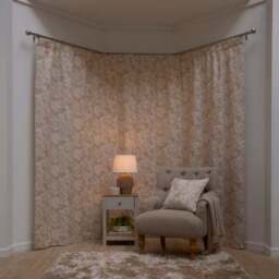 Sofia Floral Pencil Pleat Curtains - thumbnail 4
