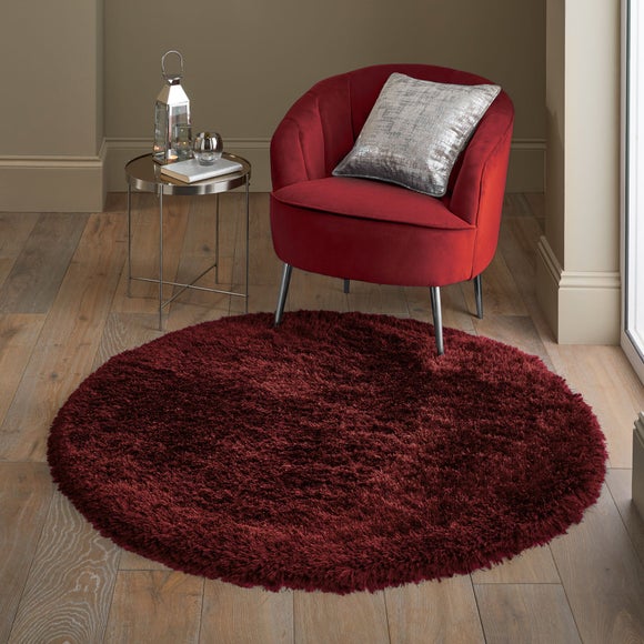Jewel Shaggy Round Rug - image 1