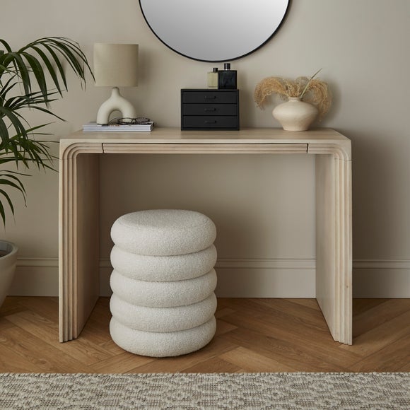Romy 1 Drawer Dressing Table, Mango Wood - image 1