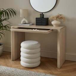 Romy 1 Drawer Dressing Table, Mango Wood - thumbnail 2