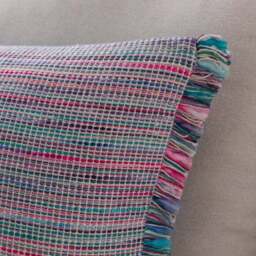 Ava Fringe Cotton Rectangle Cushion - thumbnail 6