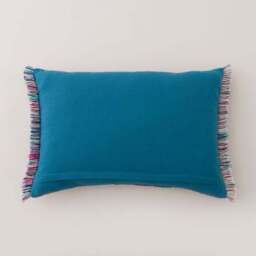 Ava Fringe Cotton Rectangle Cushion - thumbnail 3