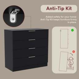 Hayes 4 Drawer Chest - thumbnail 5