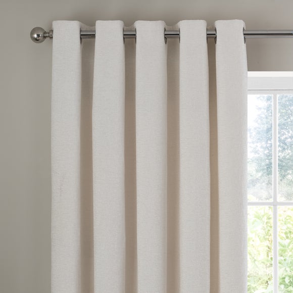 Textured Chenille Eyelet Curtains - image 1