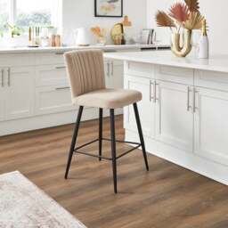 Taylor Counter Height Stool, Velvet - thumbnail 1