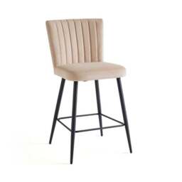Taylor Counter Height Stool, Velvet - thumbnail 5