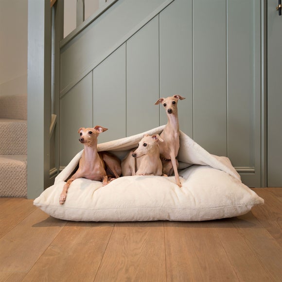 Lords and Labradors Faux Fur Sleepy Burrow Dog Bed - image 1