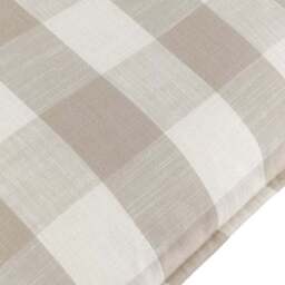 Yard Chesil Check Outdoor Cotton Square Cushion Cover - thumbnail 4