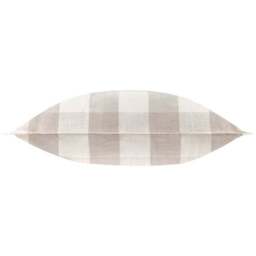 Yard Chesil Check Outdoor Cotton Square Cushion Cover - thumbnail 3