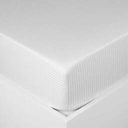 Hotel Cotton Stripe 400 Thread Count Grip Fitted Sheet - thumbnail 2