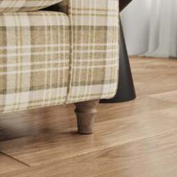 Flori Woven Check Fabric Orkney Armchair - thumbnail 4