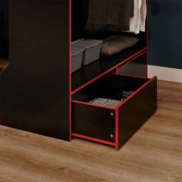 Boss Pod Gaming High Sleeper Small Double Bed Frame With Desk And Storage - thumbnail 6