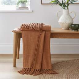 Westcott Slub Cotton Throw Blanket - thumbnail 1
