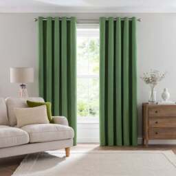 Luna Brushed Eyelet Curtains (Blackout Available) - thumbnail 2