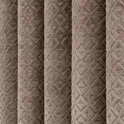 Diamond Geometric Velvet Eyelet Curtains - thumbnail 3