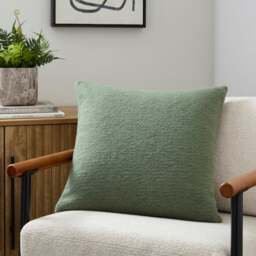Flaxley Ribbed Square Cushion - thumbnail 1