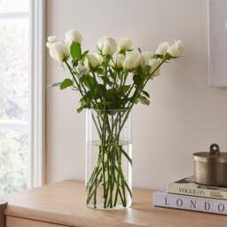 Cylinder Glass Vase, 25cm - thumbnail 1